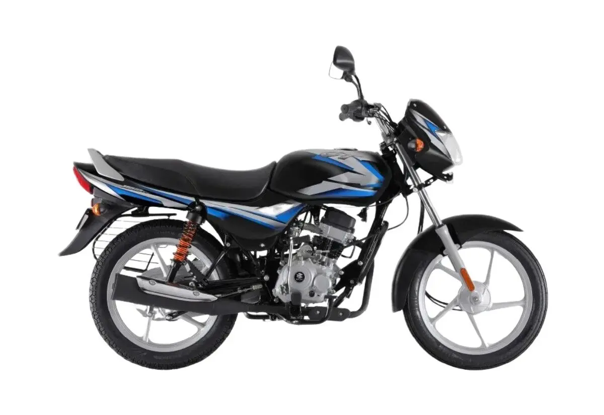 bajaj ct 100 es black blue