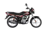bajaj ct 100 es black red