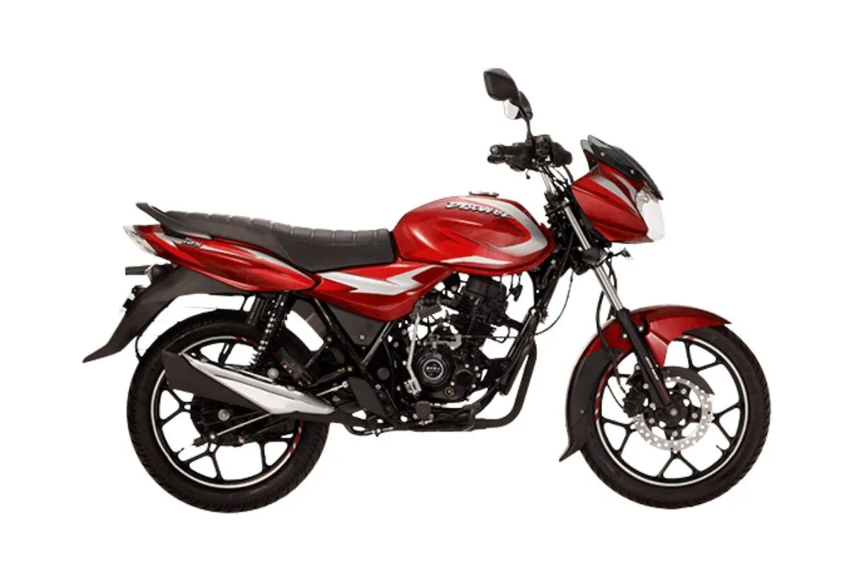 bajaj discover 110 disc red