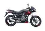 bajaj pulsar 150 metallic black red
