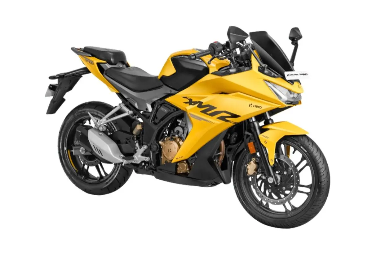 hero karizma xmr iconic yellow