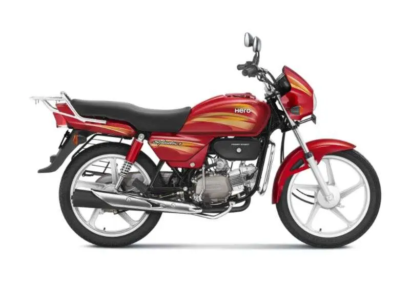 hero splendor plus red