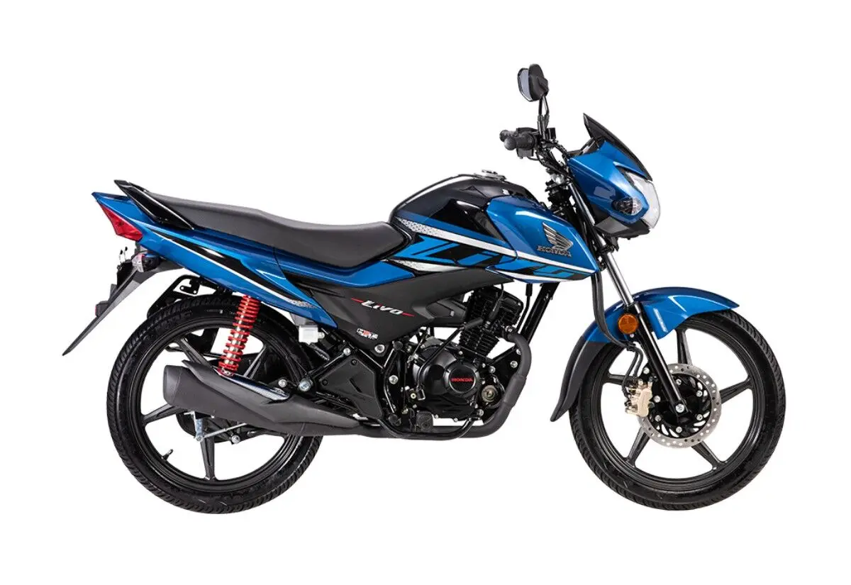 honda livo disc cbs athletic blue metallic