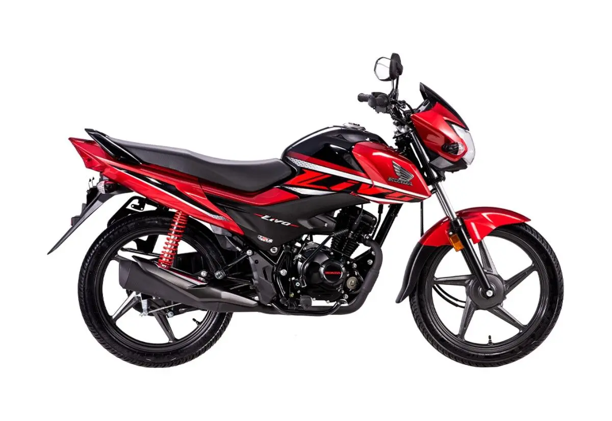 honda livo disc cbs imperial red metallic