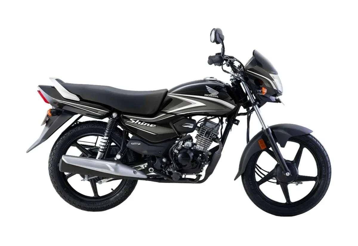 honda shine 100 grey 2