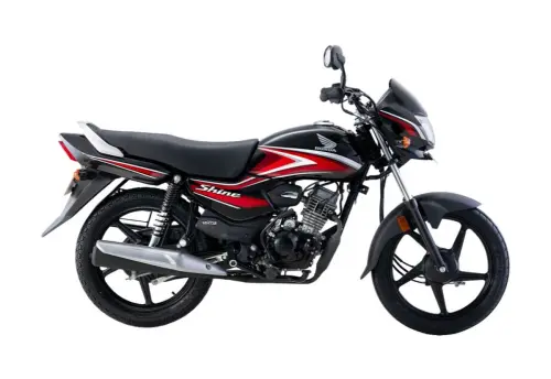 honda shine 100 red 2
