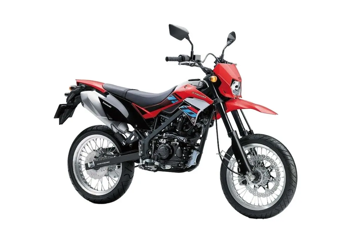 kawasaki d tracker 150 red