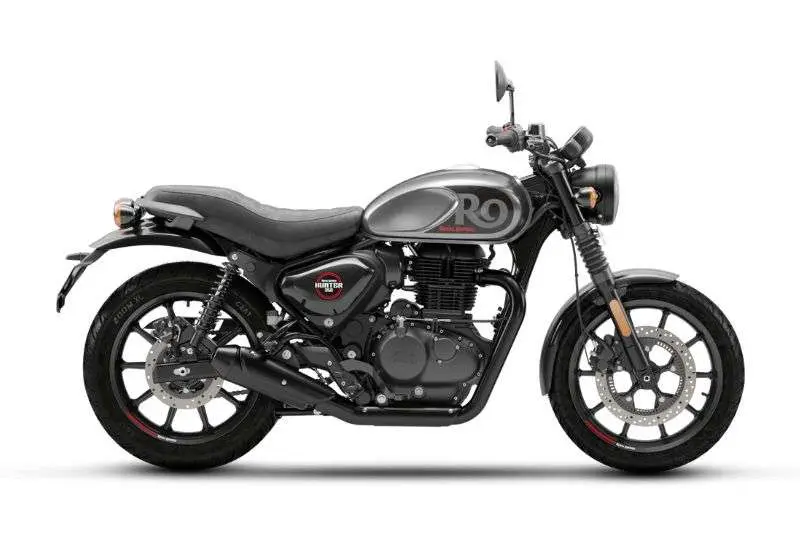royal enfield hunter 350 dapper grey