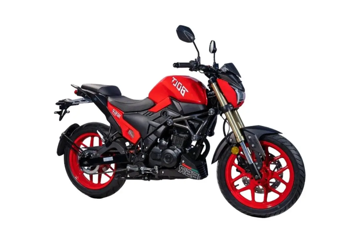 runner bolt 165r red black