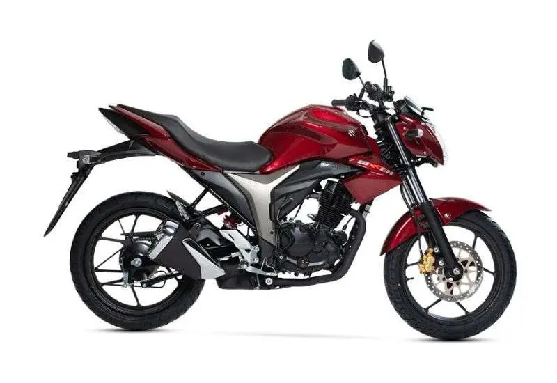 suzuki gixxer monotone red