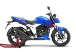 tvs apache 4v metalic blue