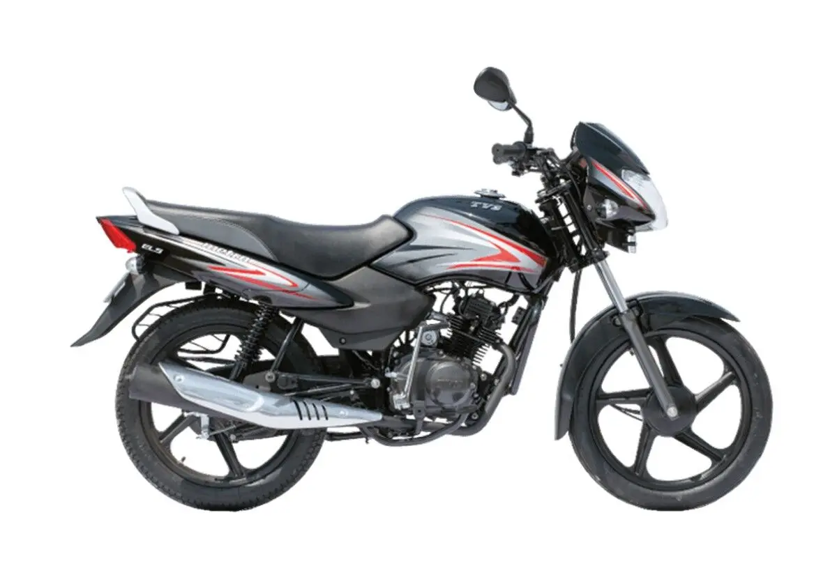 tvs metro 100cc black red
