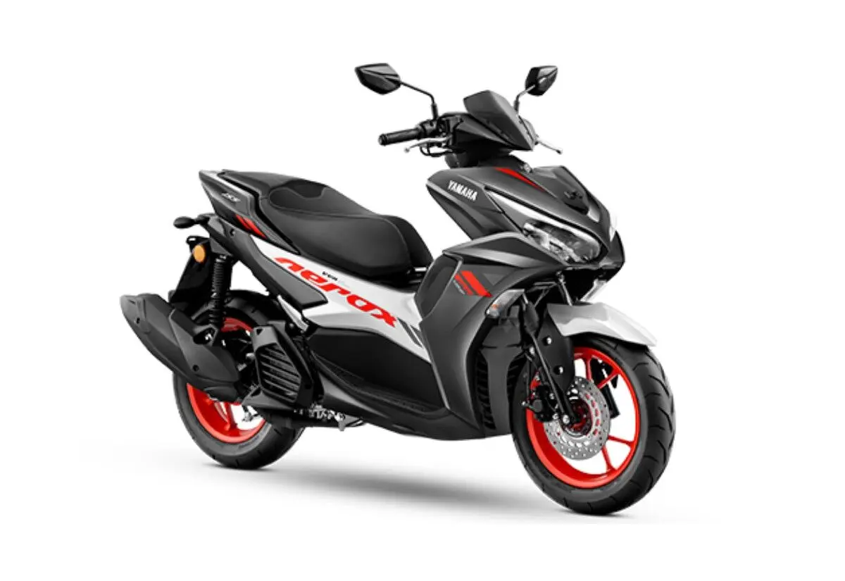yamaha aerox 155 abs grey vermillion