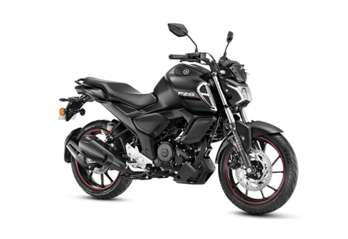 yamaha fzs v4 matte black black wheel